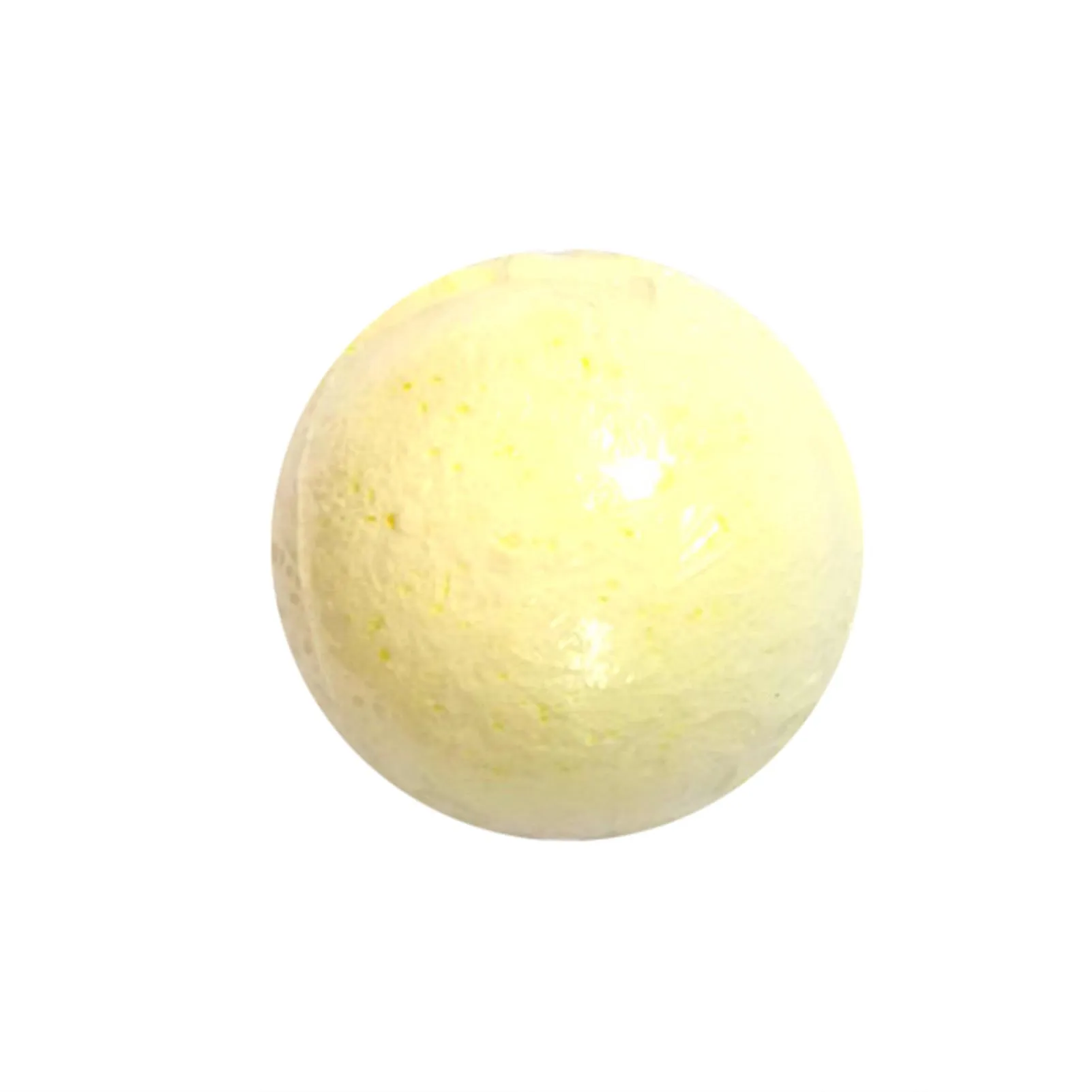 Bombe de bain jaune grand format