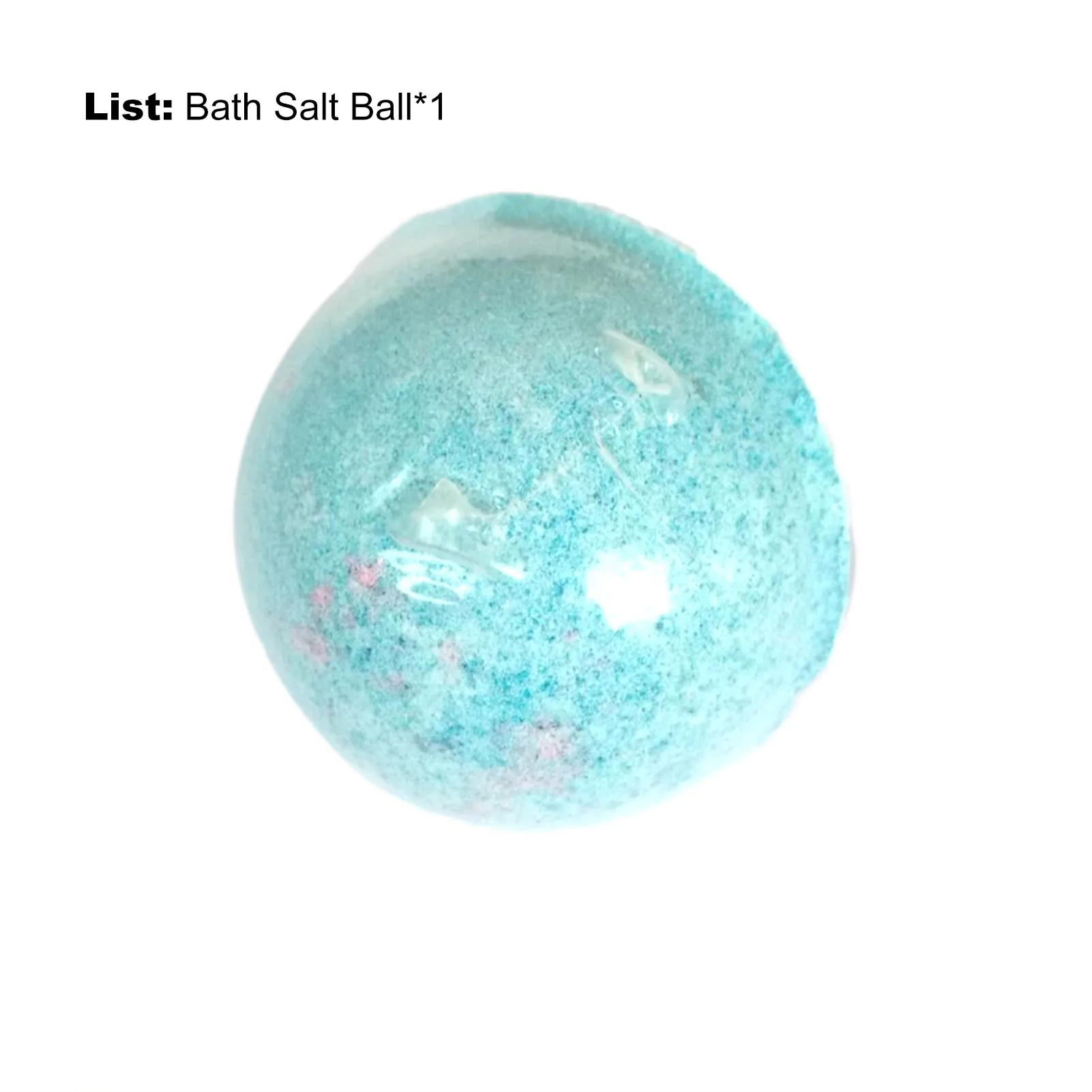Bombe de bain turquoise grand format